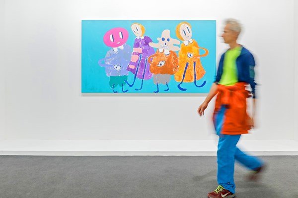 Andre Butzer, Metro Pictures, Art Basel (13–16 June 2019). Courtesy Ocula. Photo: Charles Roussel.
